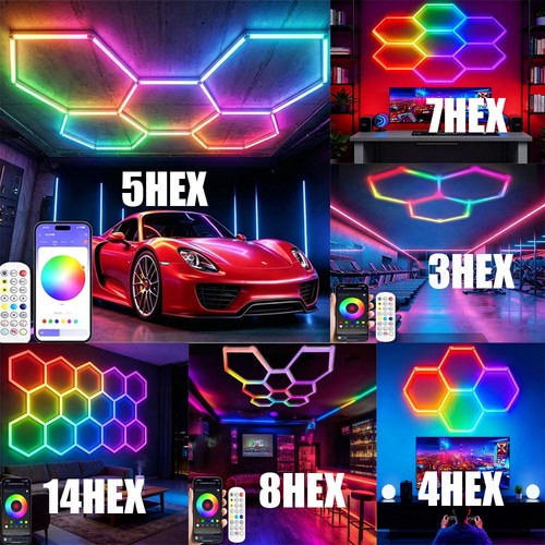 Grids hexagon garage - hexagon,